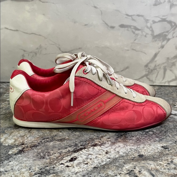 Coach Shoes - COACH Meredith Sneakers Womens 9.5 Pink Sneakers